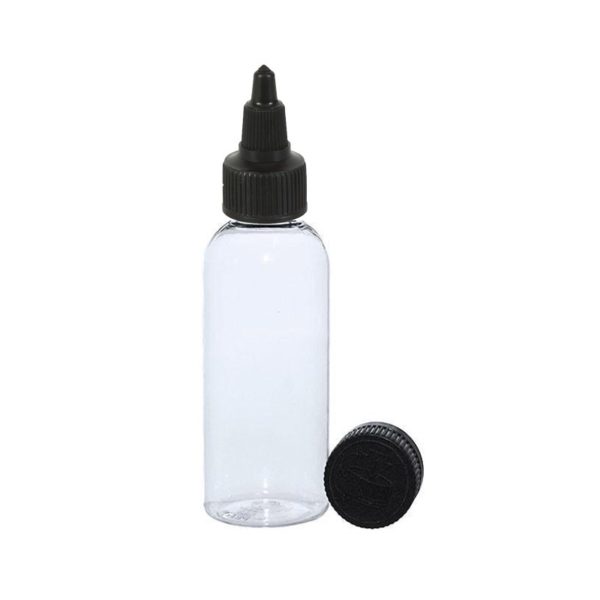 60ml Clear Plastic Round PET Bottle